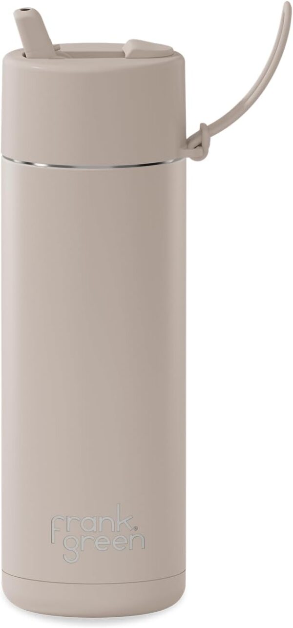 20oz Stainless Steel Ceramic Reusable Cup Moon Dust with Straw Lid