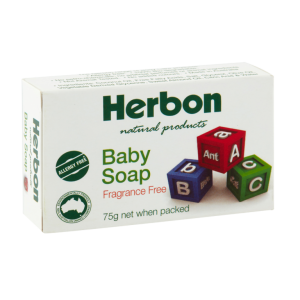 Baby Soap 75gm Fragrance Free 1 768x768