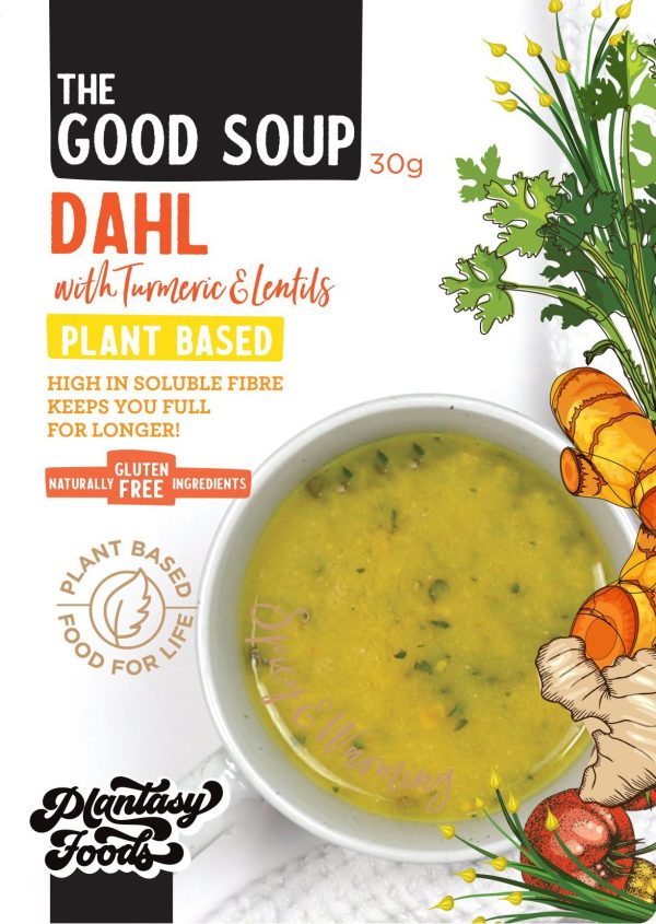 Dahl Soup With Tumeric And Lentils