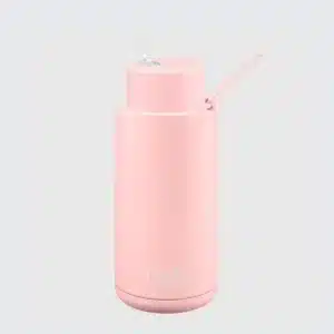 Frank Green Blushed 34oz/1L Ceramic Bottle Straw