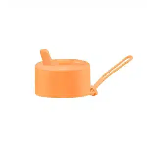 Frank Green Neon Orange Flip Straw Lid & Strap Pack