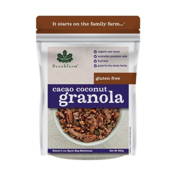 Granola Gluten Free Cacao Coconut 350g 672x672