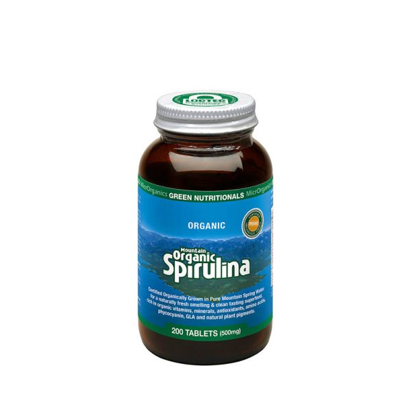 Mountain Organic Spirulina 200tabs 9322837007016