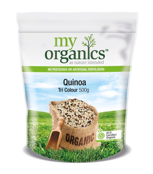 My Organics Retail Doy Pack Quinoa Tri Colour 500g