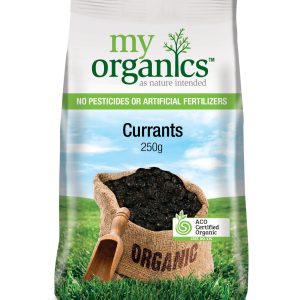 My Organics Retail Pack Currants 250g