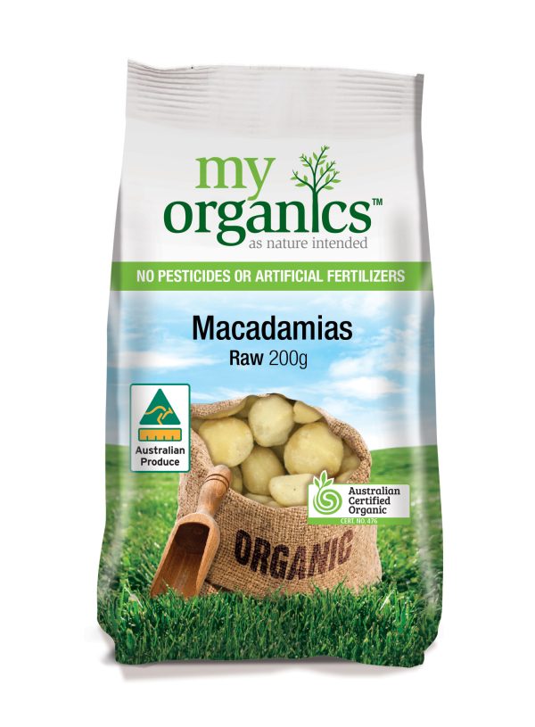 My Organics Retail Pack Macadamias Raw 200g