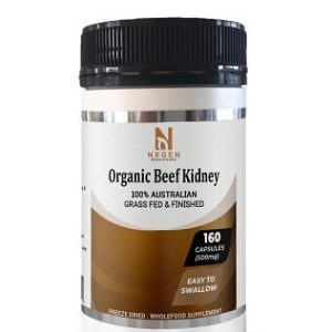 Nxzen Organic Beef Kidney Capsules 500mg 160 Capsules 1