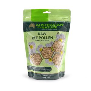 Raw Bee Pollen Granules 500g Front
