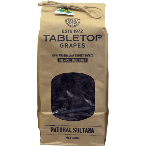 Tabletop Grapes Natural Sultana