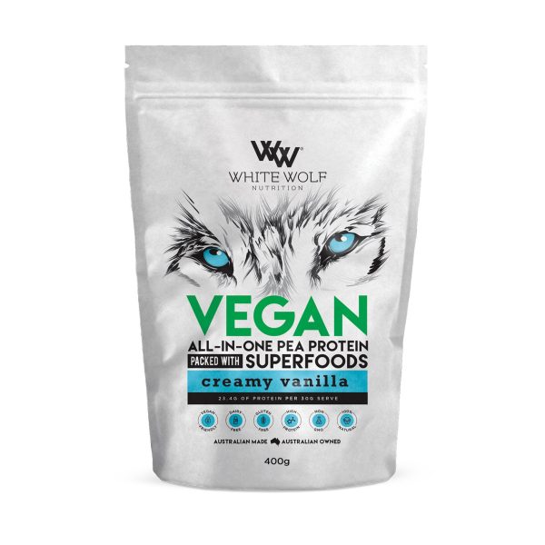 Vegan Vanilla 400g Front 1423x