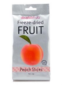 Absolute Fruitz Freeze Dried Peach 18g - My Health Food Shop