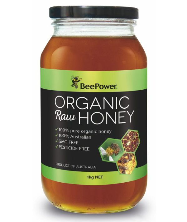 Beepower Organic Raw Honey 1kg