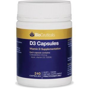 Bioceuticals D3 Capsules Bd3gelcan240