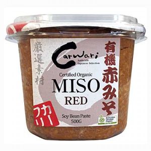 Carwari Miso Red Soy Bean Paste Organic 500g