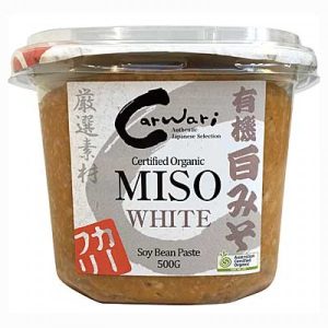 Carwari Miso White Soy Bean Paste Organic 500g