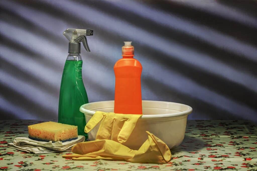 conventional cleaning products indoor air quality