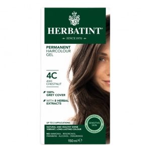 Herbatint Permanent Haircolour Gel 4c Ash Chestnut 150ml 1