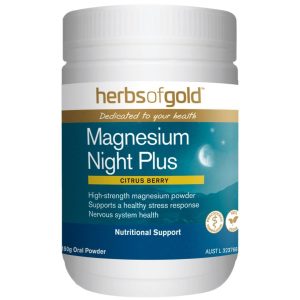 Herbs Of Gold Magnesium Night Plus 150g 758273 2000x