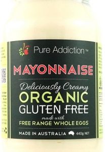 Ozganics Pure Addiction Organic Mayonnaise Gluten Free 440g
