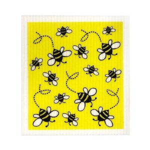 Retrokitchen Compostable Kitchen Sponge Cloth Bees Design 943063 00
